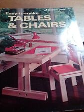 Mesas y sillas: fáciles de hacer por el personal editorial Sunset (1976, comercio... segunda mano  Embacar hacia Argentina