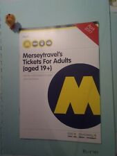 Merseytravel tickets adults for sale  CREWE