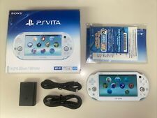 SONY PlayStation PS Vita 2000 Light Blue White Console Near MINT CONDITION CIB, used for sale  Shipping to South Africa