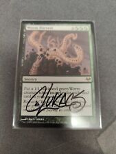1x Signed LP Worm Harvest Magic The Gathering Rare, used for sale  Shipping to South Africa