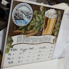 Altes blechschild bierpreis gebraucht kaufen  Weißenburg i.Bay.
