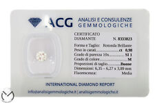 Diamante certificato acg usato  Italia