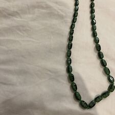 Vintage malachite necklace for sale  SWANSEA