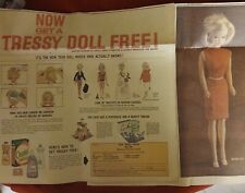 1964 Ideal TRESSY MUÑECA detergente oxydol cómics domingo anuncio premium segunda mano  Embacar hacia Argentina