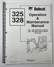 Mini escavadeira compacta Bobcat 325 328 manual de operação e manutenção #6901018 comprar usado  Enviando para Brazil