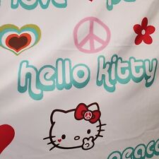 Sábana de cama Hello Kitty Paz y Amor doble plana completa segunda mano  Embacar hacia Argentina