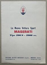 Maserati tipo 200 gebraucht kaufen  Meißen-Umland
