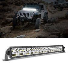 Barra de luz de trabalho LED de 30 polegadas para Jeep Wrangler JK JL TJ montagem no capô direção em fileira dupla comprar usado  Enviando para Brazil