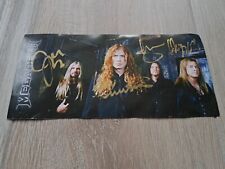 Megadeth autogramm full gebraucht kaufen  Weisenau,-Laubenhm.
