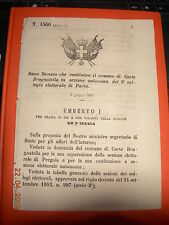 Regio decreto 1887 usato  Italia