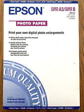 Papel fotográfico Epson 13 X 19, 20 folhas Super A3/Super B, S041143 comprar usado  Enviando para Brazil