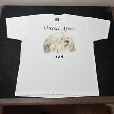 Camisa Lhasa Apso Dog XL Vintage Anos 90 Shih Tzu Maltês Yorkie Terrier Filhote Fofo comprar usado  Enviando para Brazil