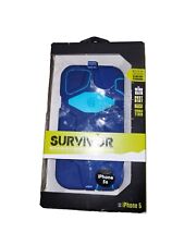 Usado, Capa Griffin Survivor iPhone 5 iPhone 5s iPhone SE com clipe de cinto - Cor Azul  comprar usado  Enviando para Brazil