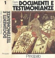 Documenti testimonianze. volum usato  Italia