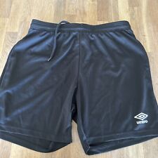 Black umbro shorts for sale  BRIGHTON