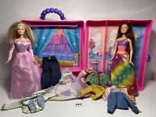 Barbie Vintage Tragetasche Deluxe Trunk 1995 Mattel 2 Barbie Puppen plus Kleidung, gebraucht gebraucht kaufen  Versand nach Germany