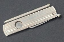 Cuchillo cortador de cigarros alemán plata esterlina, pluma multiherramienta raro c.1930 Art Deco  segunda mano  Embacar hacia Argentina