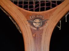 Raqueta de tenis antigua de madera 1915 del torneo Victor cuerdas originales intactas segunda mano  Embacar hacia Argentina