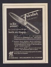 Solingen werbung 1953 gebraucht kaufen  Leipzig