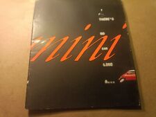 Rover mini brochure for sale  INVERARAY