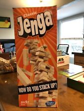 Juego clásico Jenga con bloques de madera dura genuina juego de torre de apilamiento segunda mano  Embacar hacia Argentina