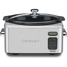 Cocina lenta programable Cuisinart PSC-650 acero inoxidable 6-1/2 cuartos segunda mano  Embacar hacia Argentina