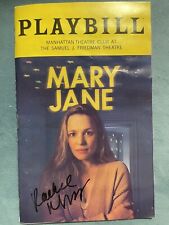 Mary jane playbill for sale  New York
