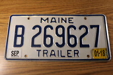 Maine trailer license for sale  Spring Hill