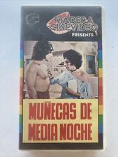 MUNECAS DE MEDIA NOCHE VHS '79 Isela Vega Jorge Rivero Comedia Mexicana Española segunda mano  Embacar hacia Argentina