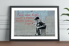 Banksy original thought for sale  LONDONDERRY