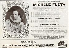 Pub.1923 dischi grammofono usato  Biella