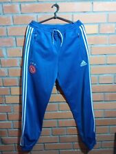 Pantalones de fútbol Ajax Amsterdam azules poliéster Adidas talla M segunda mano  Embacar hacia Argentina