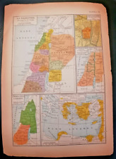 1953 mappe palestina usato  Roma