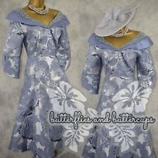 LIZABELLA Size 10 Brocade Shimmer Dress Hatinator Mother of the Bride Outfit for sale  Shipping to South Africa