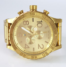 Relógio Nixon Simplify The 51-30 Chrono 300m ouro aço inoxidável analógico pesado comprar usado  Enviando para Brazil