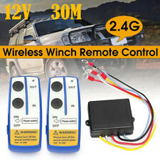 Wireless Winch Remote Control Kit 12V Receiver 150ft Twin Switch Handset Easy US for sale  Alameda