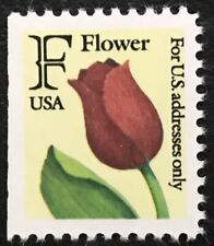 1991 Scott #2520 (29¢) - "F" TULIP perfurado 11- Folheto selo único - Estado perfeito, sem marca de charneira comprar usado  Enviando para Brazil