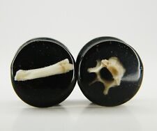 Goth Plugs, resin ear plugs, animal bones, punk, witch, gothic, dark art, tunnel for sale  Shipping to South Africa