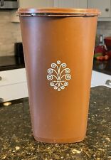 Used, Tupperware 1222 Vintage Brown Extra Large 10.5” Tall Canister With Lid for sale  Bethlehem