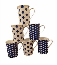 Blue dots mugs for sale  RHYL