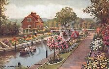 Mapledurham Lock Thames River Boating Postcard for sale  Shipping to South Africa