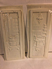Conjunto de 2 moldes, MCM, 1 peça cerâmica estilo colonial DF 986 & 988, gesso vintage comprar usado  Enviando para Brazil