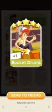 Monopoly Go - 5 Star Sticker - Set 20 - Bucket Drums for sale  Shipping to South Africa