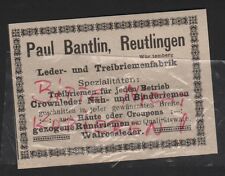 Reutlingen werbung 1912 gebraucht kaufen  Leipzig