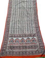 100% Vintage Seda Pura Sari Estampado Reciclado Saree Material Tela PSS16330 segunda mano  Embacar hacia Argentina