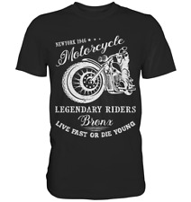 Herren Biker T-Shirt Motorrad Spruch Life Fast Or Die Young Retro Vintage Outfit myynnissä  Leverans till Finland