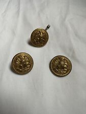 Brass military buttons for sale  North Dartmouth