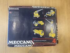 Vintage meccano set for sale  NOTTINGHAM