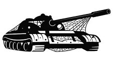 TANK  ARMY MILITARY WEAPON CAR DECAL STICKER, used for sale  Shipping to South Africa
