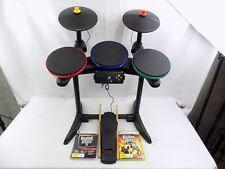 Usado, Pacote kit de bateria Guitar Hero Xbox 360 + x2 jogos /2 comprar usado  Enviando para Brazil